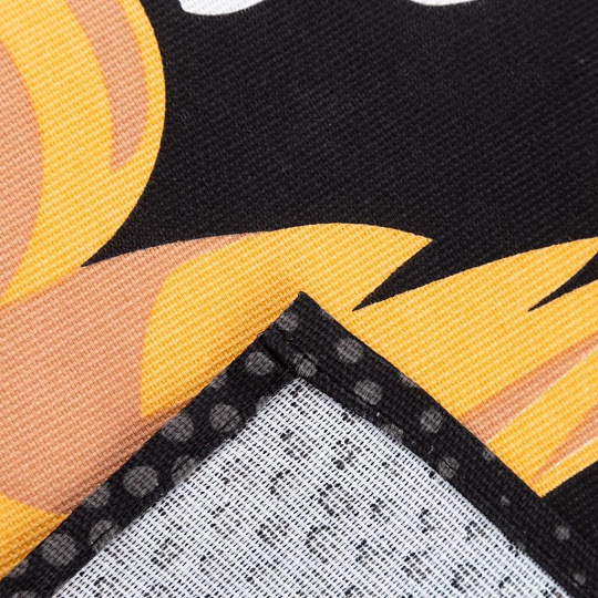 Фартук 60х70 см, 100% хлопок, рогожка, без кармана, Доляна, Большой плохой санта, 5059220