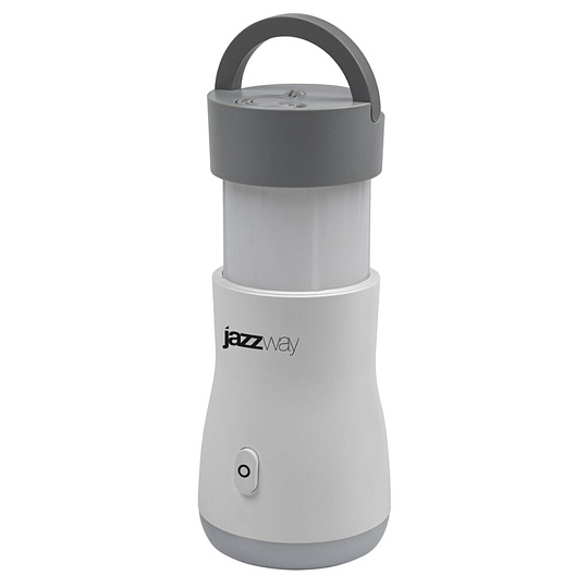Фонарь-светильник светодиодный, JazzWay, Accu5-L1W/L10/L14-wh, 60 Лм, IP20, 8.2х8.2х14.6 см, аккумуляторный, 5048850