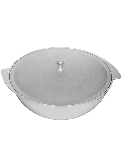 Казан алюминий, 12 л, с крышкой, Kukmara, К120