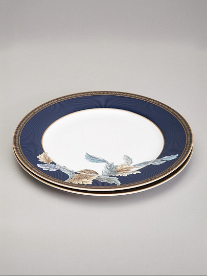 Набор тарелок обеденный, фарфор, 2 шт, 23 см, круглый, Art Collection, Lefard, 590-690