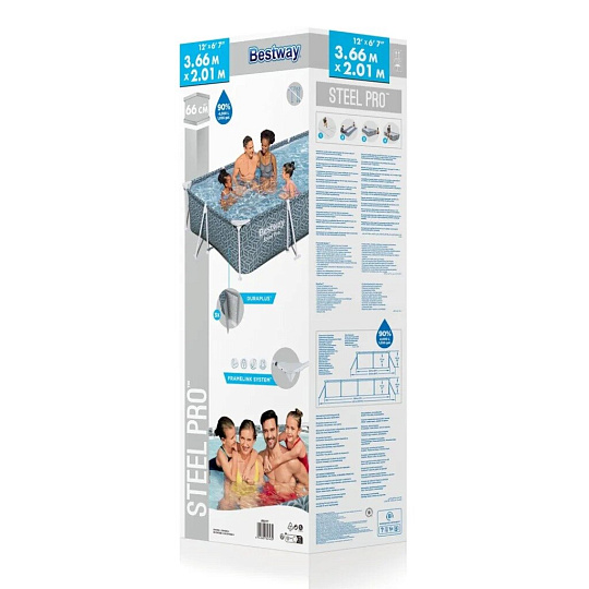 Бассейн каркасный Bestway, 366х201х66 см, Pool, 561FT, 4000 л