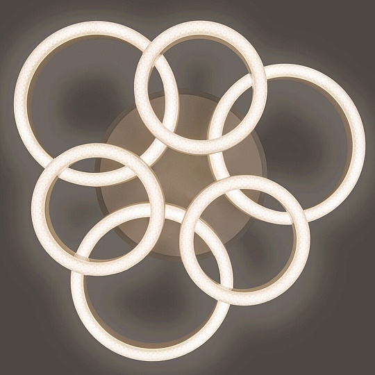 Светильник светодиодный, General Lighting Systems, Centurion-4, 155 Вт, 3000-6500 К, 9850 Лм, IP20, 62х62х13.5 см, декоративный, управляемый, RGB, белый, 800363