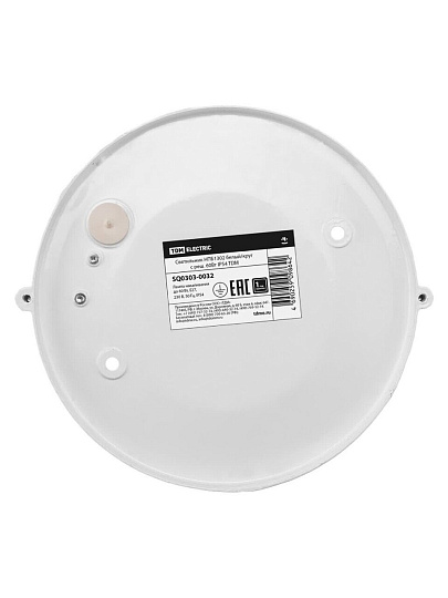 Светильник TDM Electric, НПБ1302, 60 Вт, E27, на 1 лампочку, IP54, 19х17.8х8.5 см, с решеткой, белый, SQ0303-0032