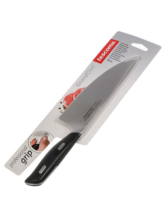Нож кухонный Tescoma, GrandChef, кулинарный, нержавеющая сталь, 18 см, рукоятка пластик, 884614