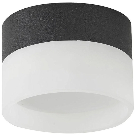 Светильник накладной General Lighting Systems, Маяк, 50 Вт, GX53, на 1 лампочку, IP20, 9х9х7 см, Спот, черный, 661353