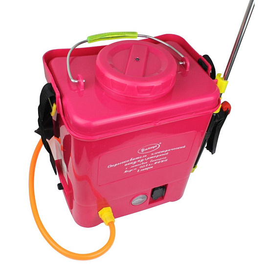 Опрыскиватель аккумуляторный, Умница, 8 л, Li-ion, 6 А.ч, 12 В, пластик, телескопическая штанга, 3 л/мин, ОЭЛ-8-Мини