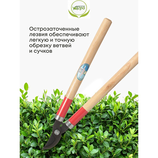 Ножницы садовые для кустарников, 450 мм, Инструм-Агро, 010113