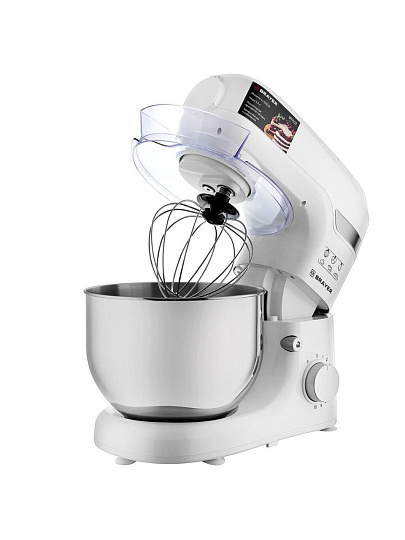 Миксер планетарный Brayer, 1502BR, 5.5 л, 1000 Вт, 10 скоростей скор