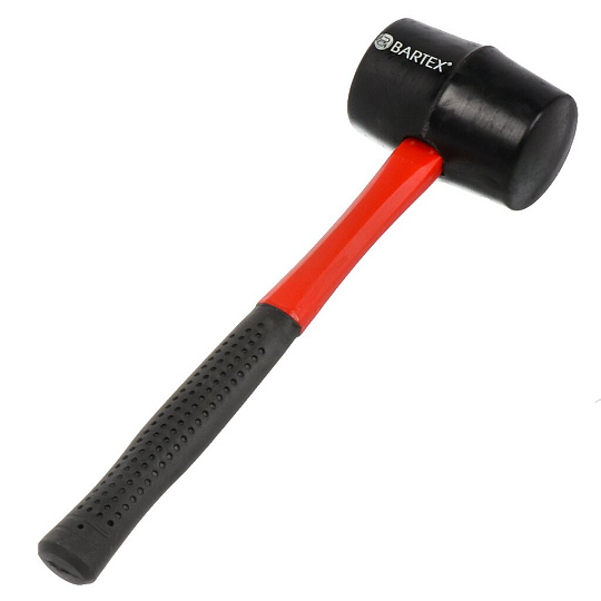 Киянка 450 г, резина, рукоятка фибергласовая, Bartex, B0202N/450