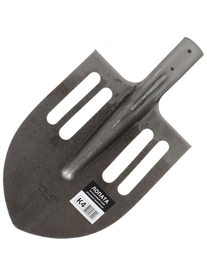 Лопата штыковая, облегченная, рельсовая сталь, 1.5х240х215 мм, S506-6, без черенка