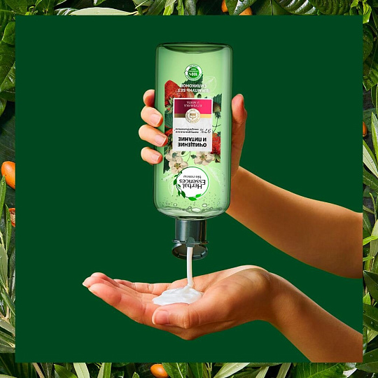 Шампунь Herbal Essences, Белая клубника и Сладкая мята, для всех типов волос, 400 мл