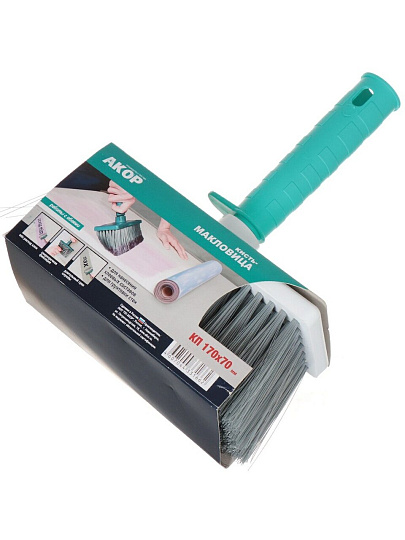 Кисть макловица, Акор, 70х170 мм, искусственная щетина, рукоятка двухкомпонентная, 146 70 170