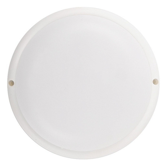 Светильник светодиодный, General Lighting Systems, ЖКХ Slim, 22 Вт, 6500 К, 1650 Лм, IP65, 16.8х16.8х4 см, круглый, накладной, 437557