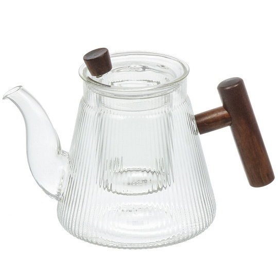 Чайник заварочный стекло, 0.95 л, с ситечком, B050182