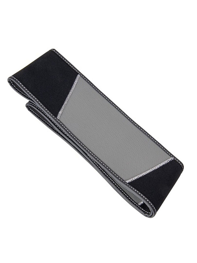 Оплетка на руль DSV, Black+Grey, R99306C, черно-серая