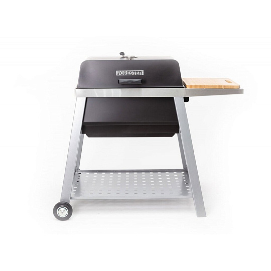 Гриль угольный 700х400 мм, 1.5 мм, разборный, с крышкой, съемная полка, 3 уровня регулировки, 2 термостенки, Forester, Скворчер, BQ-704