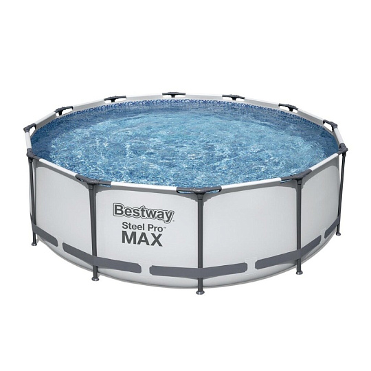Бассейн каркасный Bestway, 366х100 см, Steel Pro Max, 56418BW, фильтр-насос, лестница, 9150 л