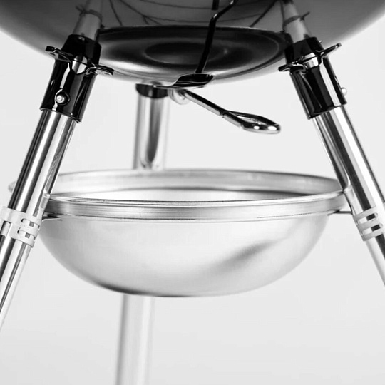 Гриль 640х570х1000 мм, разборный, с крышкой, черный, угольный, Weber, Original Kettle E-4710