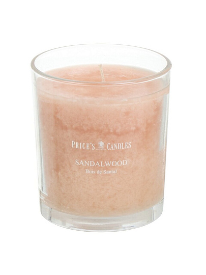 Свеча ароматизированная, 8.3х7.4 см, в стакане, Prices's Candles, Сандаловое дерево, 170 гр