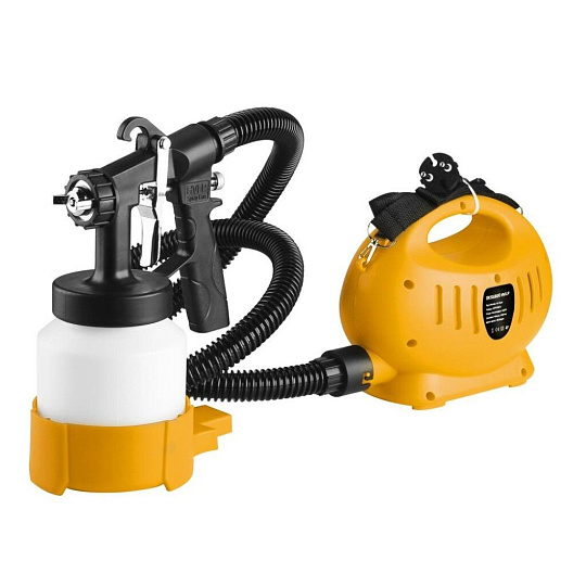 Краскопульт электрический, Deko, DKSG800 HVLP, 0.8 кВт, 0.8 л, 100 DIN/сек, с нижним бачком, 1.8 мм, 018-1109