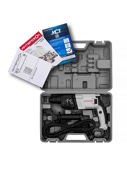 Перфоратор Интерскол, П-23/650ЭР, SDS-Plus, 750 Вт, 2 Дж, 3 режима, 593.1.0.70