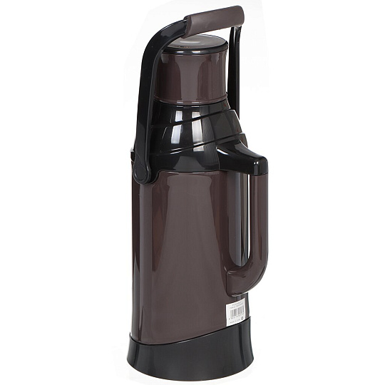 Термос нержавеющая сталь, пластик, 3.2 л, узкая горловина, LaPlaya, Everest brown, колба стекло, коричневый, 9600009332