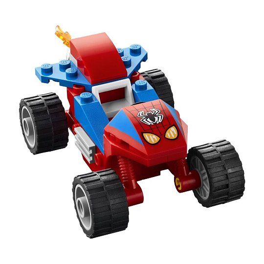 Конструктор Lego, Super Heroes, Бой Человека-Паука с Песочным Человеком, 3-5 лет, 45 деталей, 76172