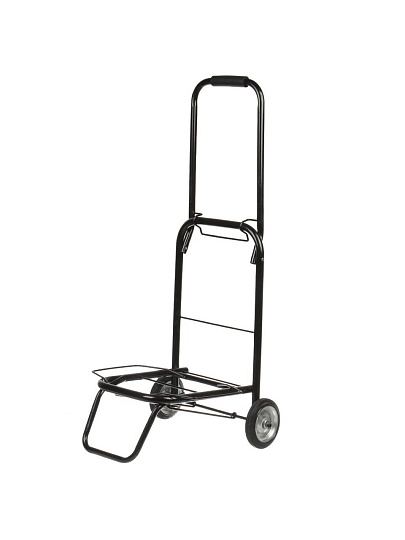 Тележка хозяйственная 100х41х48 см, пластик, металл, складная, без сумки, A150014