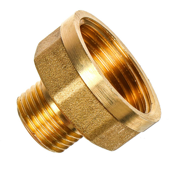 Переходник 1/2"х1", ш-г, латунь, БАЗ
