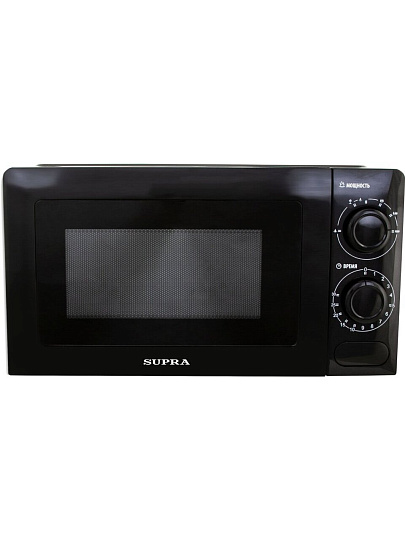 Микроволновая печь Supra, 20MB20, 20 л, 700 Вт, механическая, 5 уровней мощности, черная