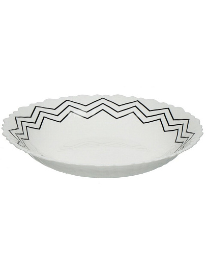 Тарелка суповая, стеклокерамика, 21 см, 0.6 л, круглая, Вэнсдей, Daniks, BY23LHP95