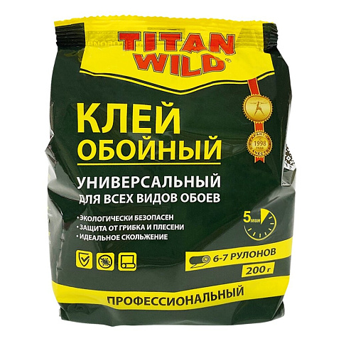 Клей универсальный, Titan Wild, 200 г, пакет, TWUni200-SP