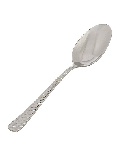 Ложка нержавеющая сталь, 3 предмета, чайная, Daniks, Plait