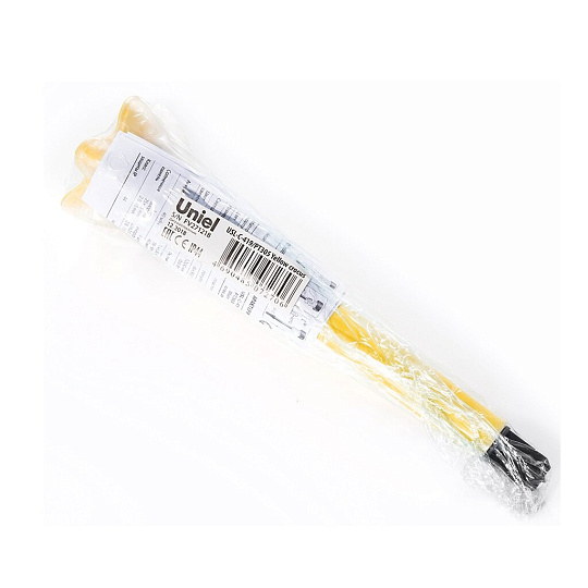 Фонарь садовый Uniel, USL-С-419/PT305, на солнечной батарее, грунтовый, пластик, 6х30.5 см, желтый