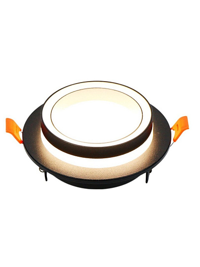 Светильник встраиваемый Вега, GX53, круглый, черный, General Lighting Systems, GCL-GX53-H38