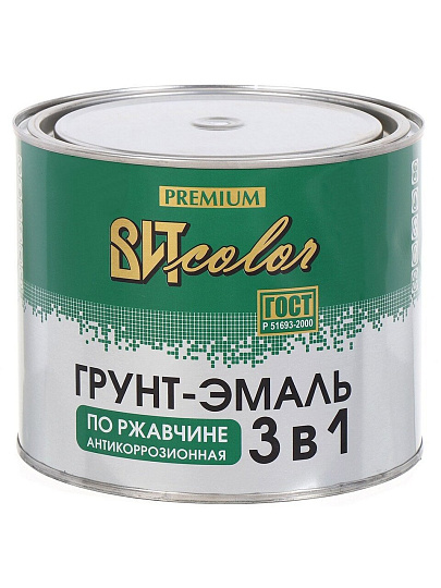 Грунт-эмаль ВИТ, по ржавчине, алкидная, серая, 1.8 кг