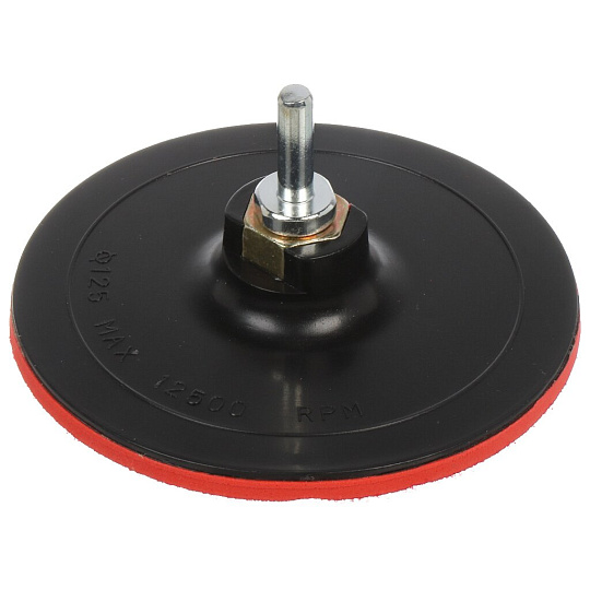 Круг шлифовальный для дрели, Targ, диаметр 125 мм, c основой под Velcro, гайка М14, 663309