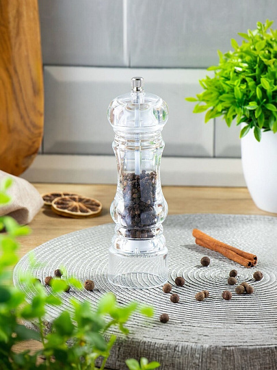 Мельница для специй акрил, 17.5 см, 5 см, Y4-7666
