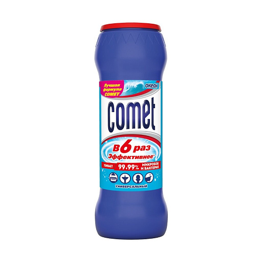 Чистящее средство универсальное, Comet, Flash Океан, порошок, 475 г