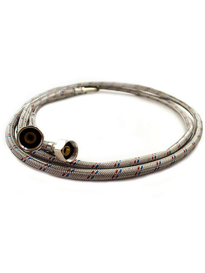 Подводка для воды М10-1/2"х0.8 м, пара, сталь, ELKA