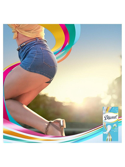 Прокладки женские Discreet, Deo Spring Breeze Trio, ежедневные, 60 шт