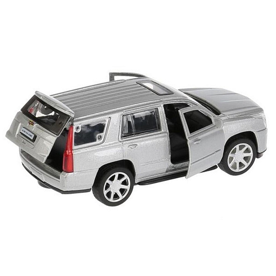 Машина детская Технопарк, Cadillac Escalade, 12 см, инерционная, пластик, ESCALADE-SL, серебрянная