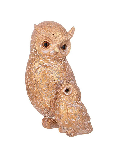 Фигурка декоративная полистоун, Совы Фьюжн, 13х10х19 см, Lefard, 146-1805