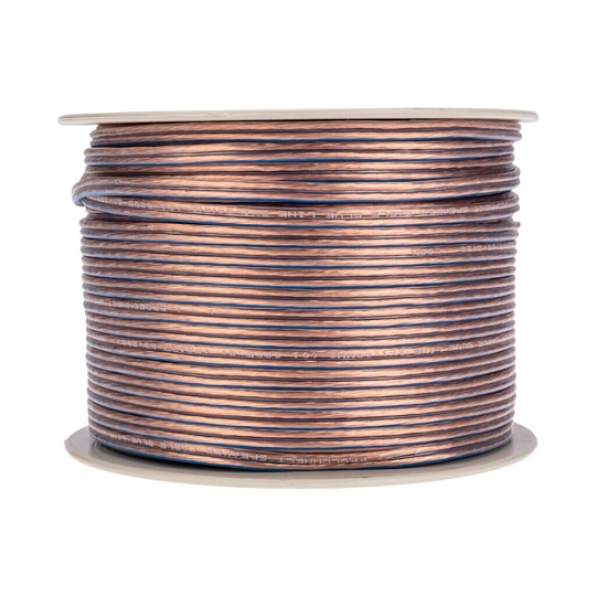 Провод акустический, 2х1 мм², 100 м, прозрачный, PROconnect, BL, 01-6205-6
