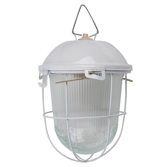 Светильник General Lighting Systems, НСП 02-100-002.01, 100 Вт, E27, на 1 лампочку, IP54, 24.6х24.6х17.2 см, с решеткой, 437822