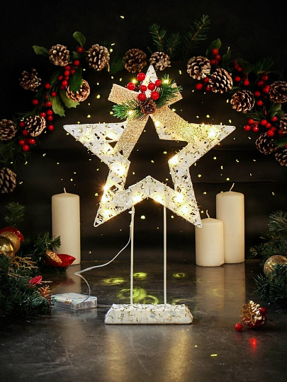 Фигурка декоративная 30х7х46 см, 20LED, SYTYB-1723009