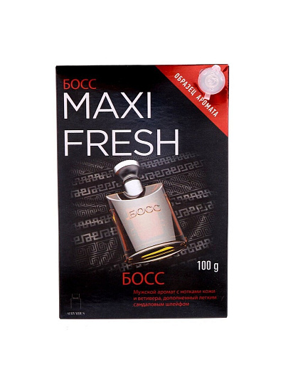 Ароматизатор в машину под сиденье, Maxi Fresh, Босс, 45568
