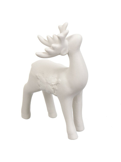 Фигурка декоративная керамика, Олень, 11х6.5х18.5 см, диз.4, Y4-5194