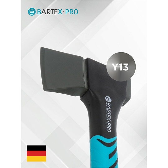 Топор Bartex, универсальный, фиберглассовый, обрезиненная, 0.95 кг, 470 мм