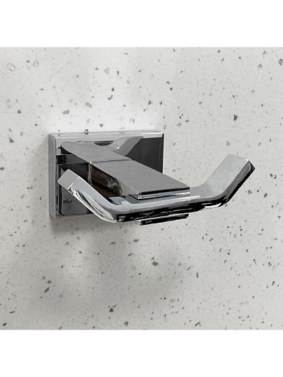 Крючок двойной, Zenfort, Либретто, 102340, хром